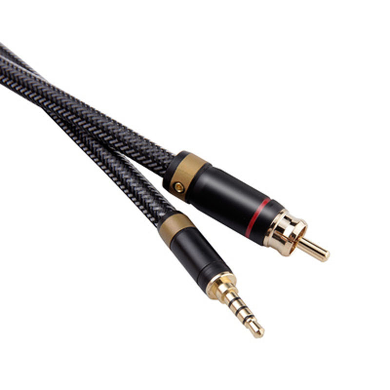 HIFI auo 3.5mm four-section 75 ohm gital coaxial cable Fiio X7/X3K/X5K second generation