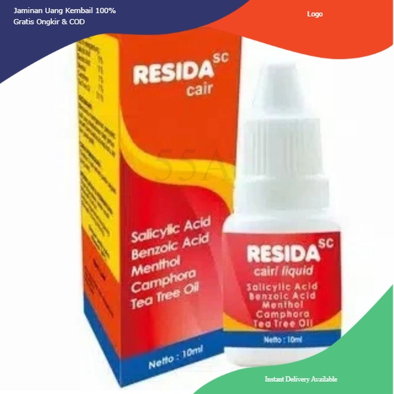 Resida cair 10ml / Kalpanax Cair Jamur Panu Gatal
