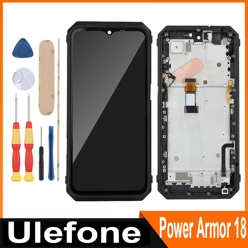 For Ulefone Power Armor 18 Armor 18T Armor 19/ 6.58" FHD+ LCD Display + Touch Screen + With Frame