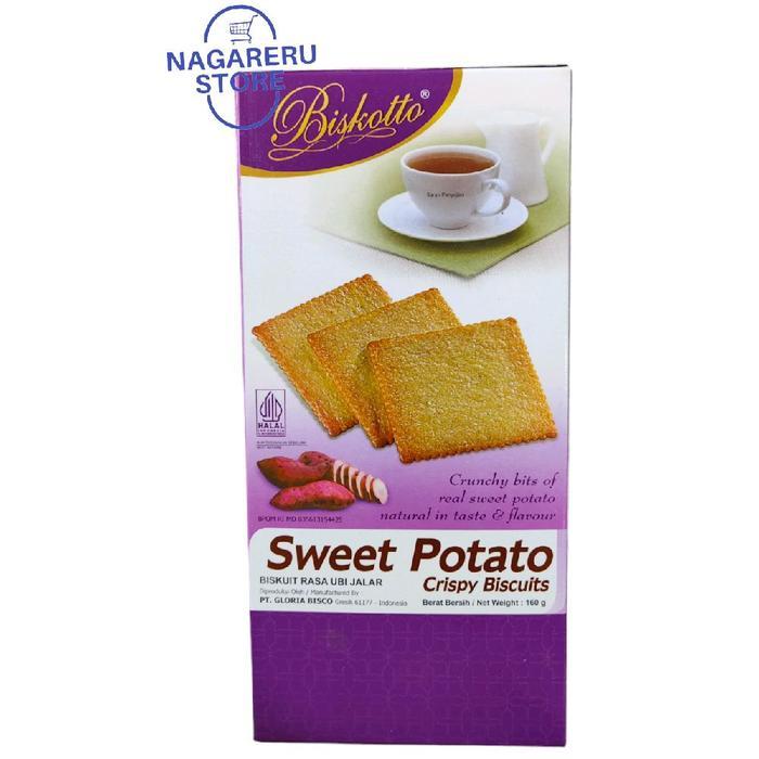 Biskotto sweet potato crispy biscuits (biskuit rasa uni jalar) 160gr