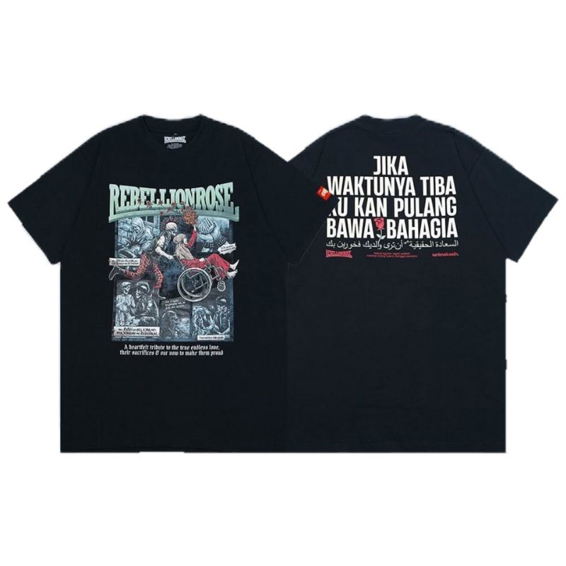 (COD) Tshirt REBELLION ROSE - TERIMAKASIH 2025 | Rebellion Rose Official Merchandise
