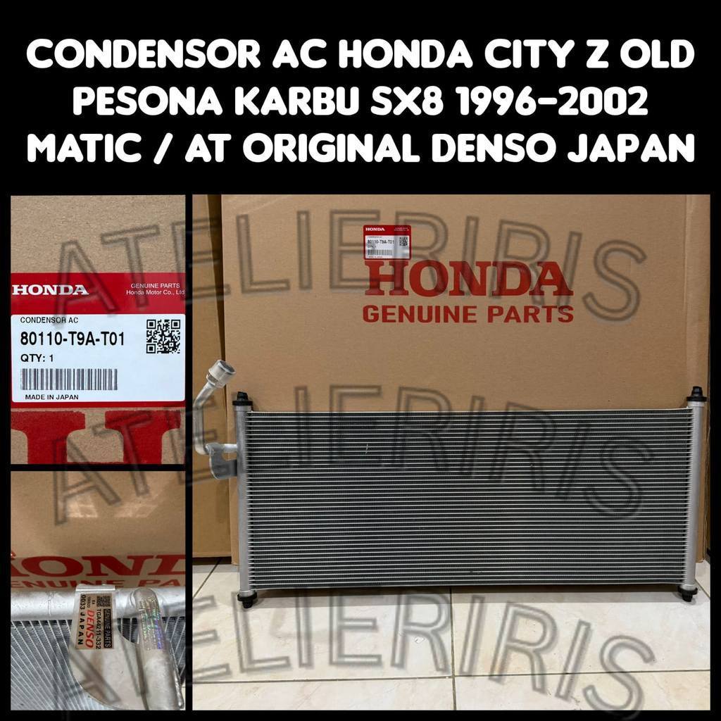 CONDENSOR AC KONDENSOR AC HONDA CITY Z OLD PESONA EXI SX8 1996-2002 MANUAL DAN MATIC ORIGINAL ORI DE
