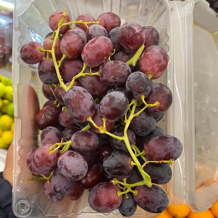 Anggur bebob manis tampa biji | anggur red manis banyak air 1 kg