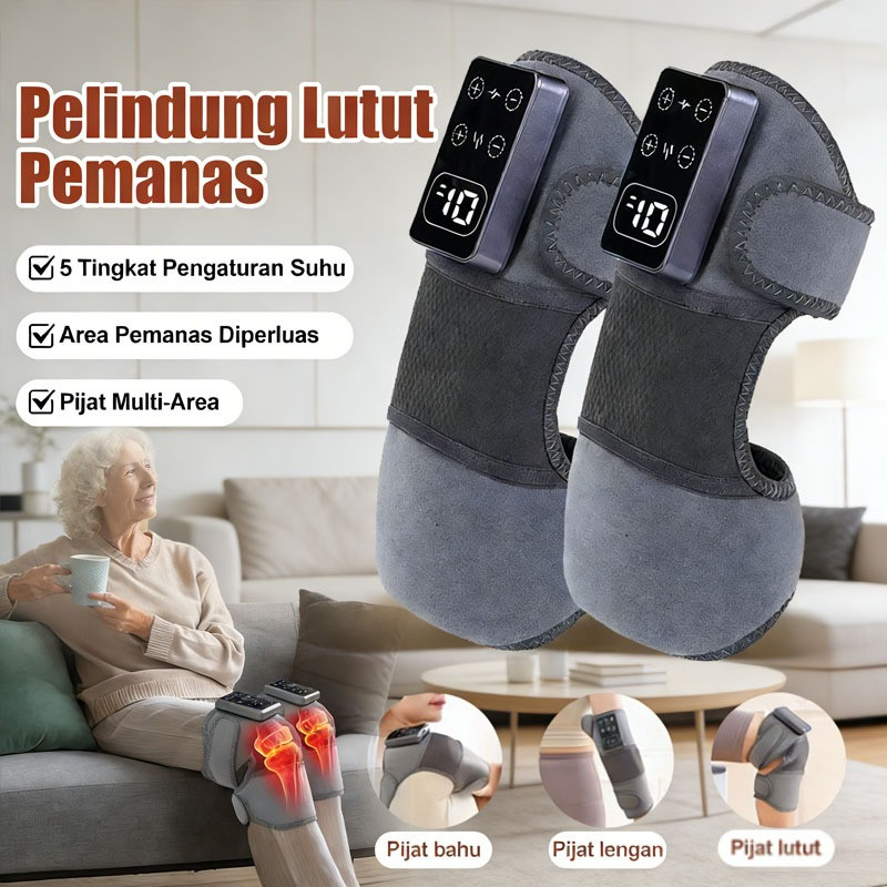 Ready Pelindung Lutut Pemanas Pintar/Pemijat Lutut/Penyangga Lutut dengan Pemanas Listrik/Alat Terap