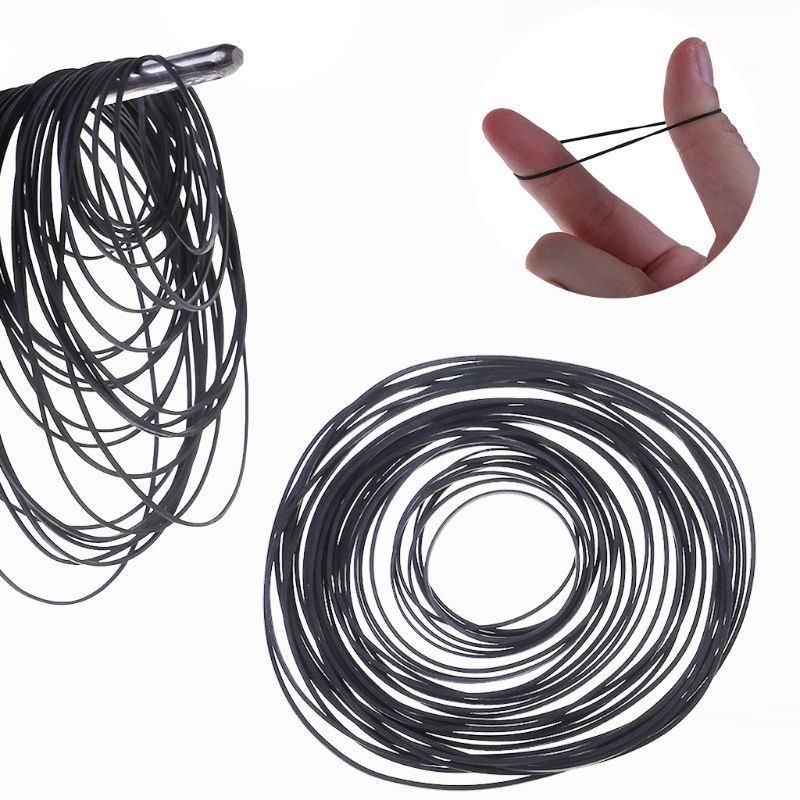 30pcs Mix Cassette Tape Rubber DVD Cassette Tape Recorder Turntable Strap Belt for CD-ROM Video Main