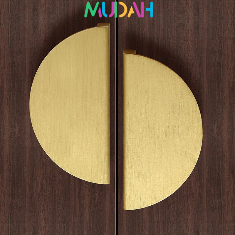 Handle Lemari Setengah Bulat Tarikan Laci Gagang Pintu Lemari