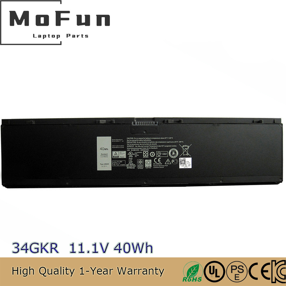 Original 34GKR 7.4V 47Wh Laptop Battery for Dell Latitude 14 7000 E7450 E7420 E7440 451-BBFT V8XN3 P