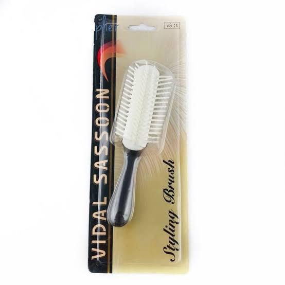 >JAMBAWE< Vidal sassoon / Sisir Rambut - Sisir Vidal Putih - 5 Baris