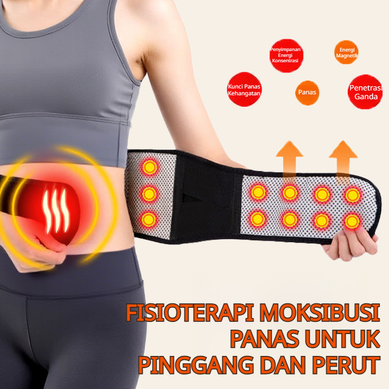 Terapi Panas & Magnet Instan  Sabuk Pinggang Lansia Penyangga Tulang Belakang / Nyeri Pinggang / Ter