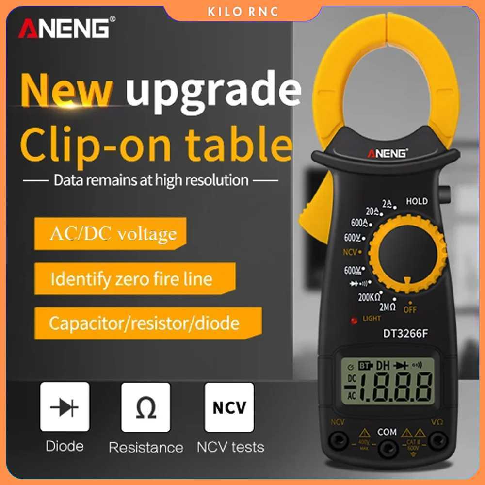 ANENG Digital Multimeter Tang Ampere Voltage NCV Tester Clamp - DT3266F