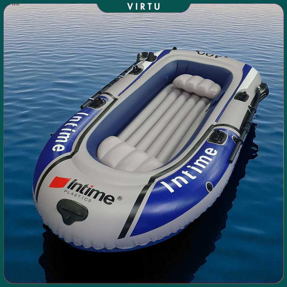 INTIME 400 Perahu Karet Mancing Inflatable Fishing Boat 4 Person - YT-099