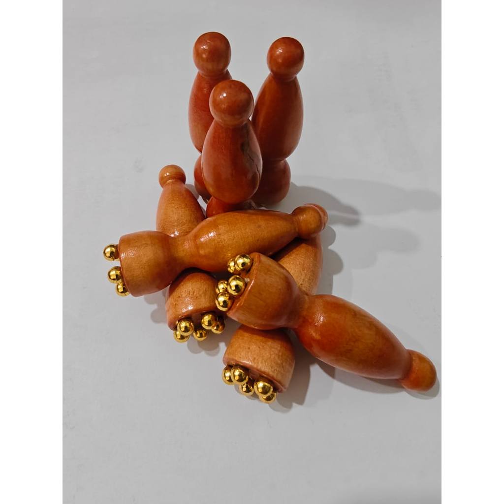 KENZ ALAT PIJAT WAJAH GUASHA / GUA SHA WOOD ACUPRESSURE FACE / TOTOK WAJAH MANUAL MASSAGE