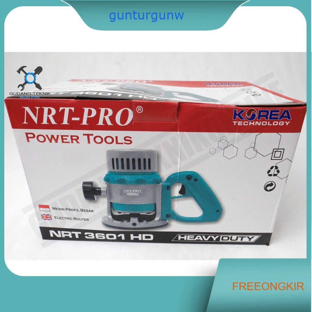 MESIN ROUTER KAYU 3601HD NRT PRO / Mesin Profil Serut kayu Listrik 3601 NRT PRO