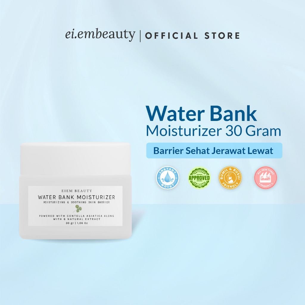 Eiem Beauty Water Bank Moisturizer - Pelembab Wajah | YN COSMETIC