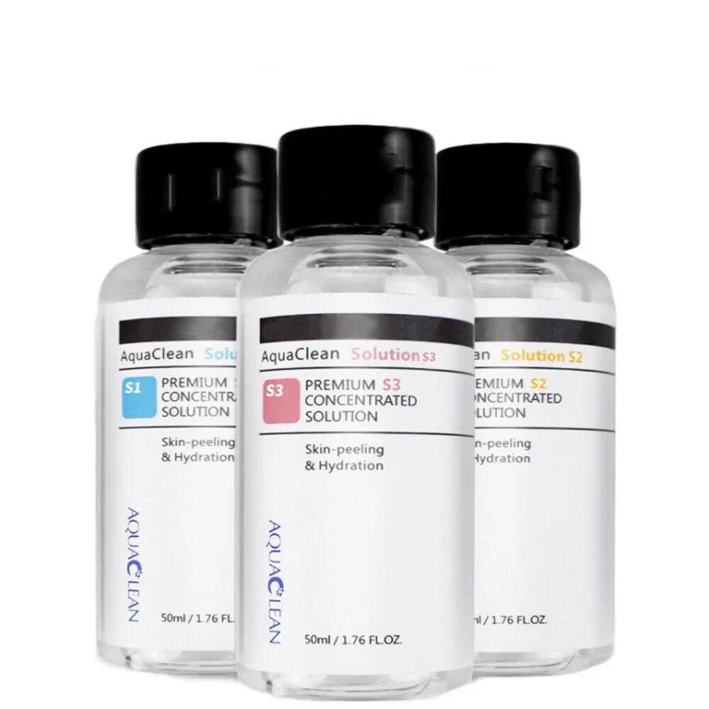 3Pcs Premium S1 S2 S3 Solusi Pengelupasan Konsentrat Cairan Pembersih Aqua Solusi Penghilang Kerutan