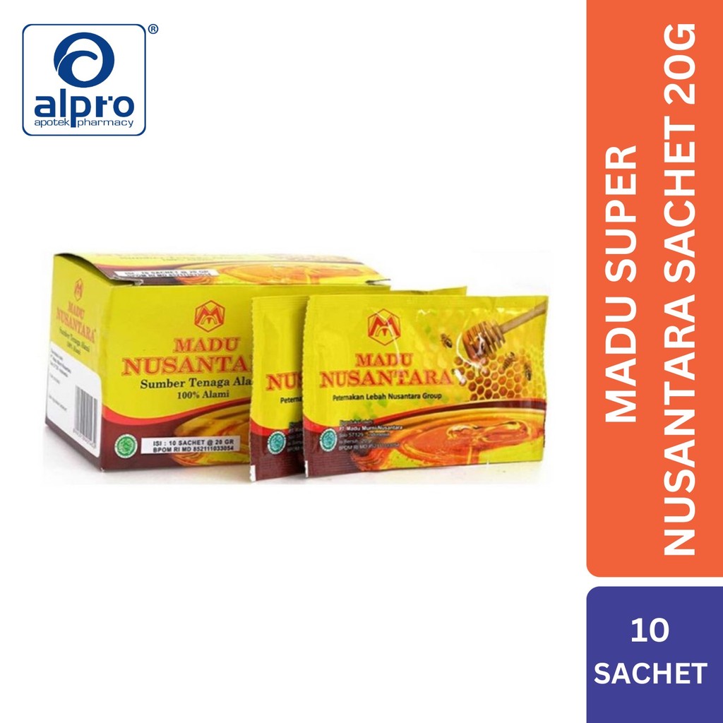 Madu Super Nusantara Sachet 20 g (10 Sachet)