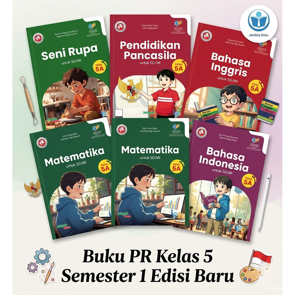 Buku Pr SD Kelas 5 Semester 1 & 2 Intan pariwara