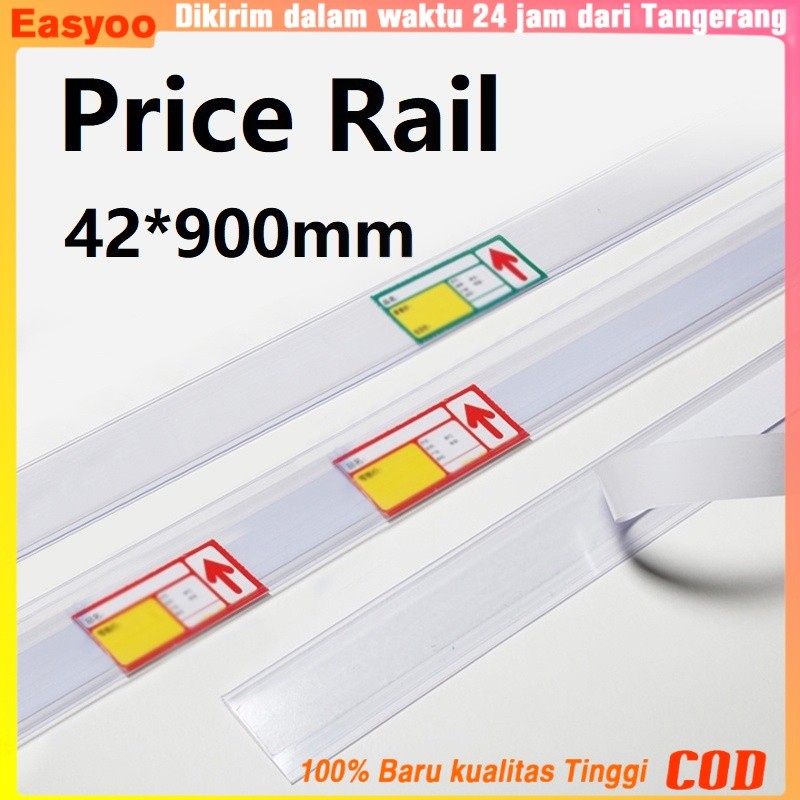 900×42 mm Label Rak Klip Label Harga /Pemegang Label Harga/Pemegang Label Supermarket COD