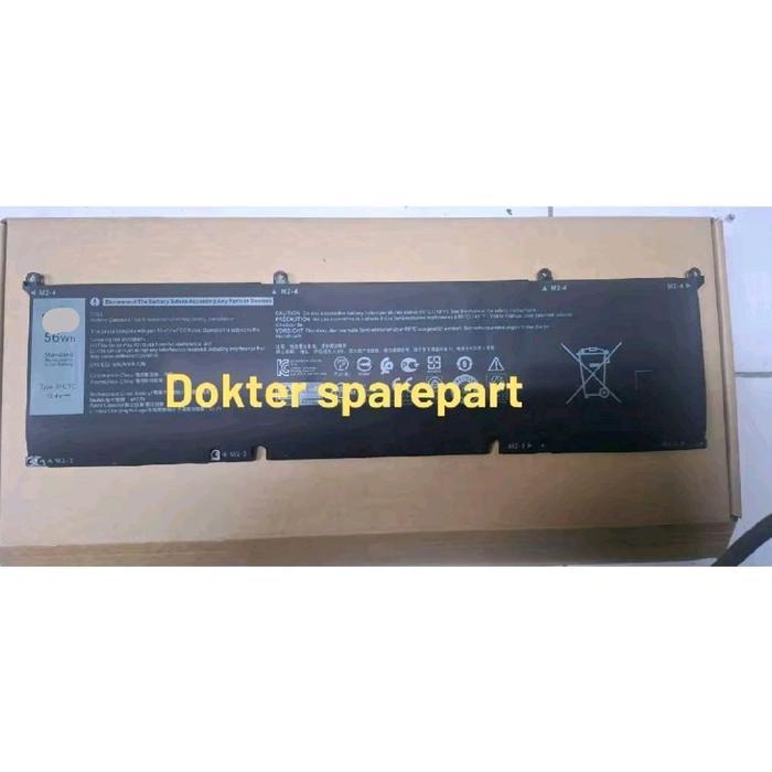 Tyche Baterai Laptop Xps 15 9500 9510 G15 5515 Alnware M17 R3 M15 R3 8FCTC