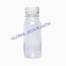 Botol plastik transparan bulat 100ml botol plastik serba guna