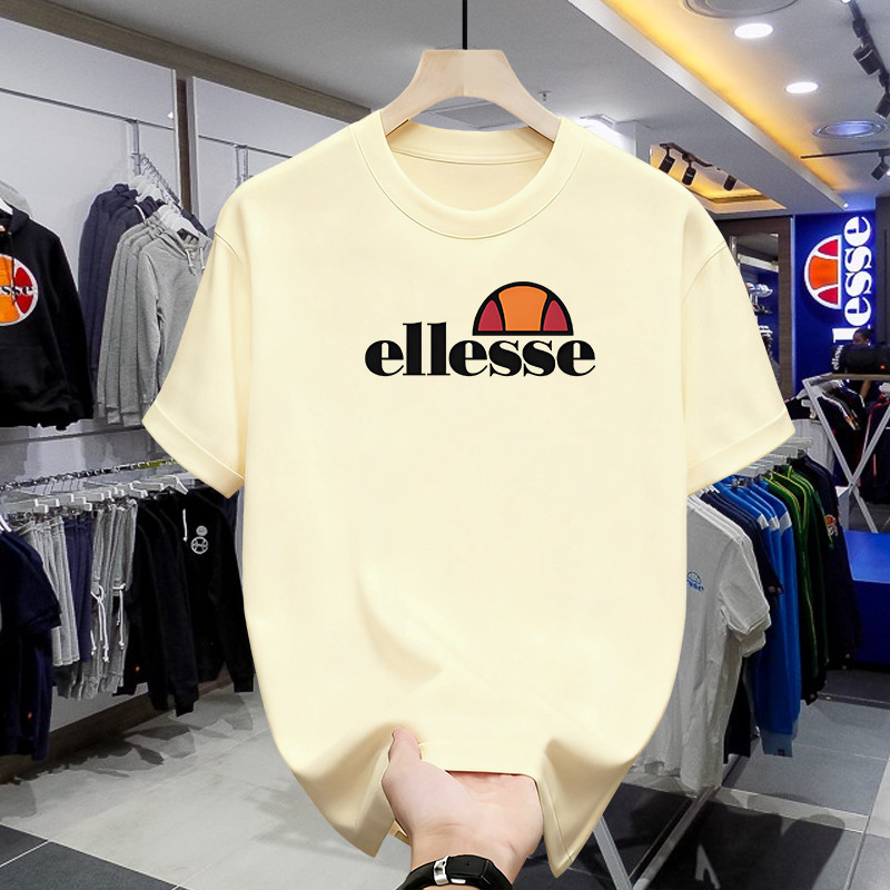 Kaos Ellesse Style Vintage Tee Pria Wanita Oversize Streetwear Katun Premium Sablon HD Casual Outfit