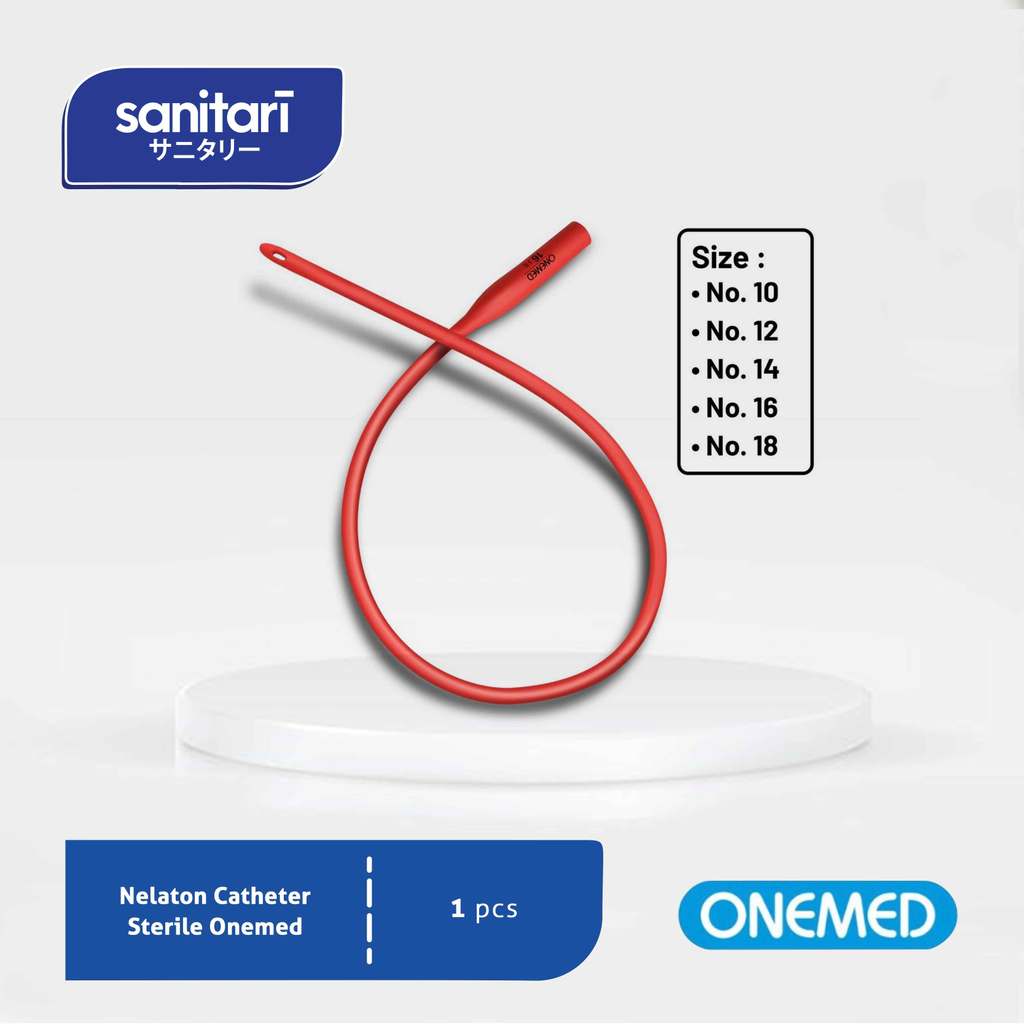 Nelaton Catheter Onemed Sterile One Way Kateter Urine Onemed Catheter Onemed Nelaton Urine Catheter 