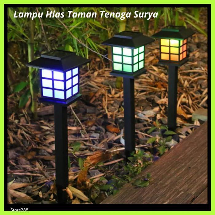 Lampu Taman Solar Tenaga surya Lampu Hias Taman Tenaga Matahari Solar - Kuning