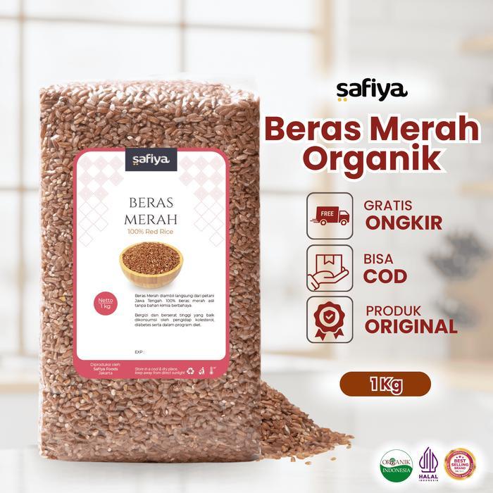 Safiya Beras Merah 1 Kg Beras Organik Premium - 1 Kg