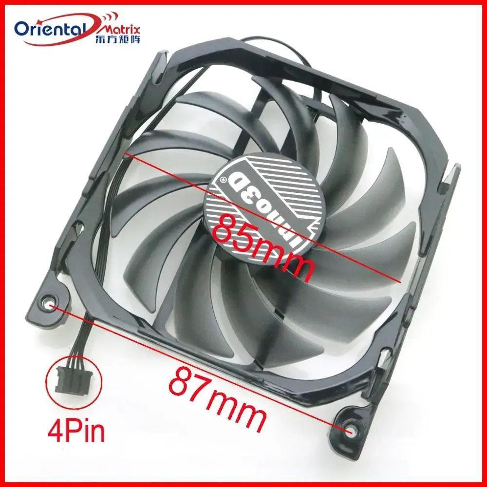 CF-12915S DC12V 0.35A 85mm 4Pin VGA Fan For INNO3D GTX1060 ITX GTX650ti 750 750ti Graphics Card Cool