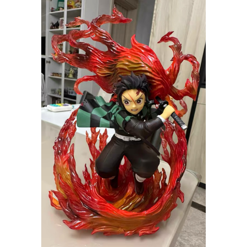 Anime Kimetsu No iba Anime Figure Figuarts Zero Tanjiro Kamado Hinokami Kagura Action Figure Demon S