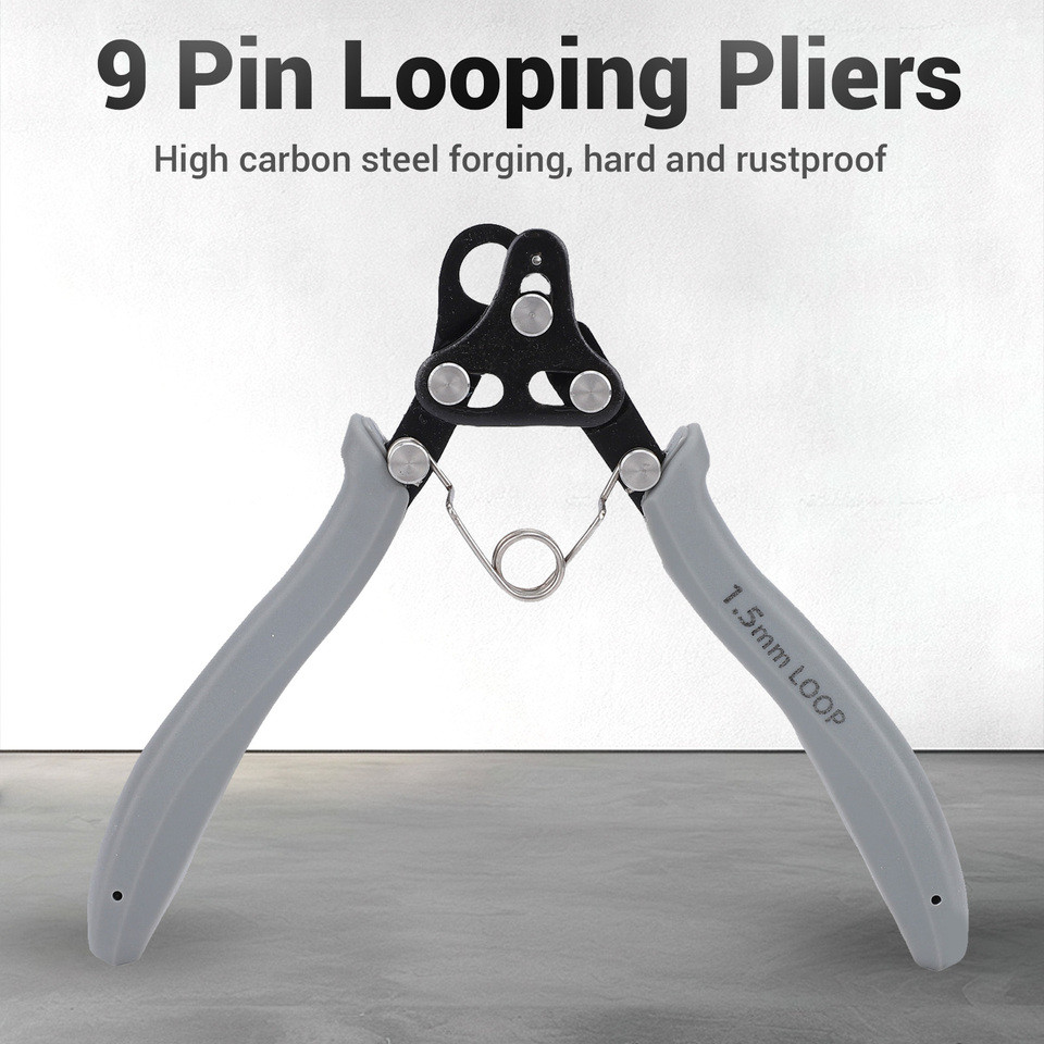 One Step Looper 1.5mm Pliers Tool for Jewelry Making 18-26g Craft Wire Gold Silver Copper Iron Coils
