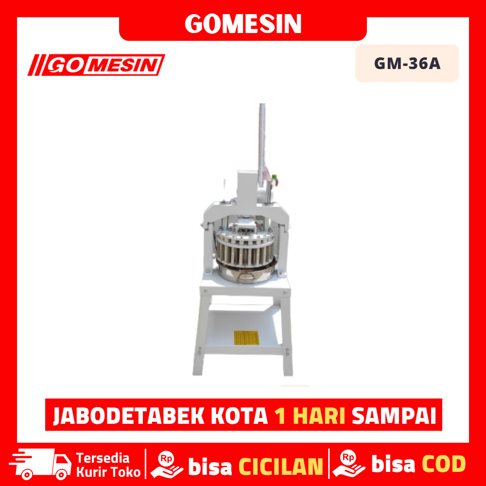 GOMESIN GM-36A Dough Divider Manual Mesin Pembagi Adonan Kue Roti 36 Bagian Garansi Resmi