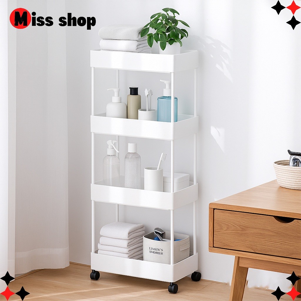 (MS) Rak Kosmetik 4 Susun Storage Box Skin Care Make Up