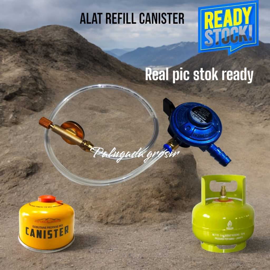 promo  Portable Gas Refill Gas Alat Isi Ulang Tabung Gas Kaleng Canister Outdoor alat refill tabung 