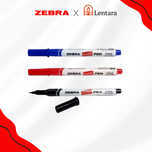 Zebra Namepen Permanent Marker / Spidol Permanen