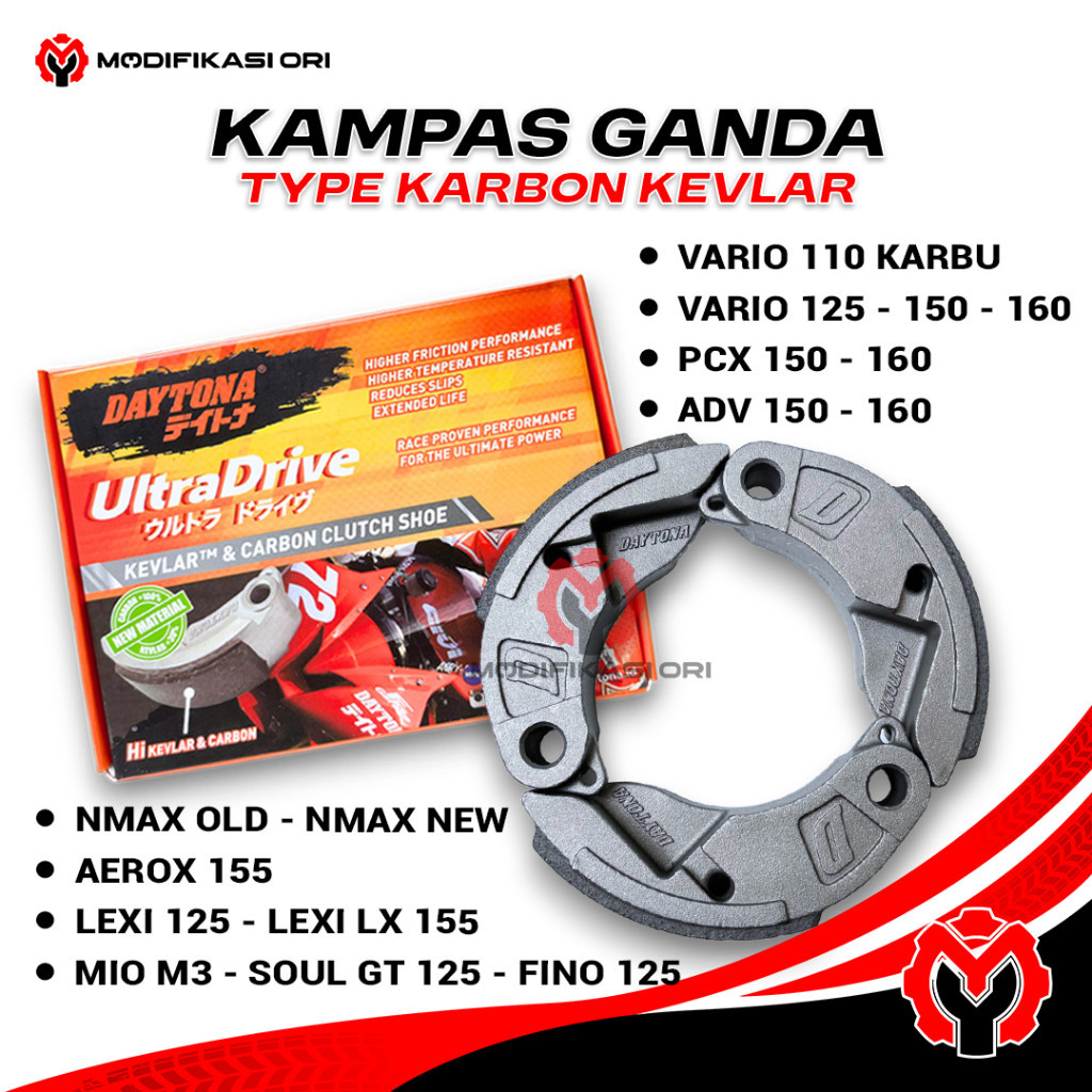 NMAX 155 - KAMPAS DAYTONA NMAX - KAMPAS GANDA AEROX - RACING KAMPAS GANDA X1 RACING PERFORMANCE - KA