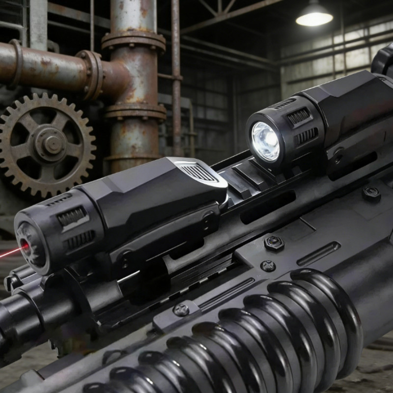 Gun Light Flashlight For M416/M1911/ G18 Airsoft Pistol Rifle Fit 20mm Weaver Picatinny Rail Hunting