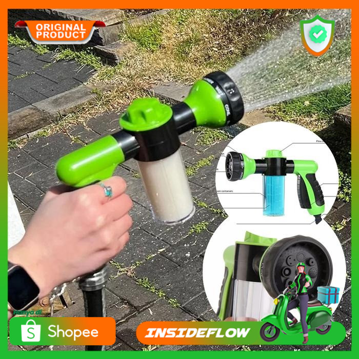 Semprotan Air Sabun Cuci Steam Mobil Motor Nozle Dispenser
