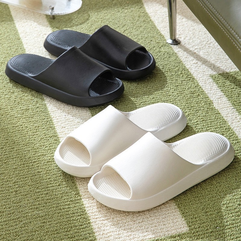 2026 Sandal Pria Dan Wanita Baru Sandal Karet Anti Getar Nyaman Dan Praktis Sepatu Luar