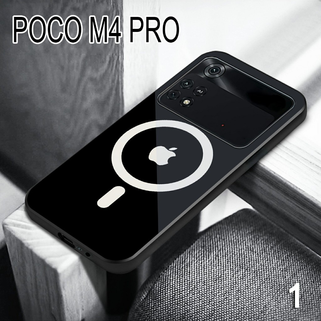 Case Poco M4 Pro (M98) Softcase Glass Kilau Poco M4 Pro Casing Hp Poco M4 Pro