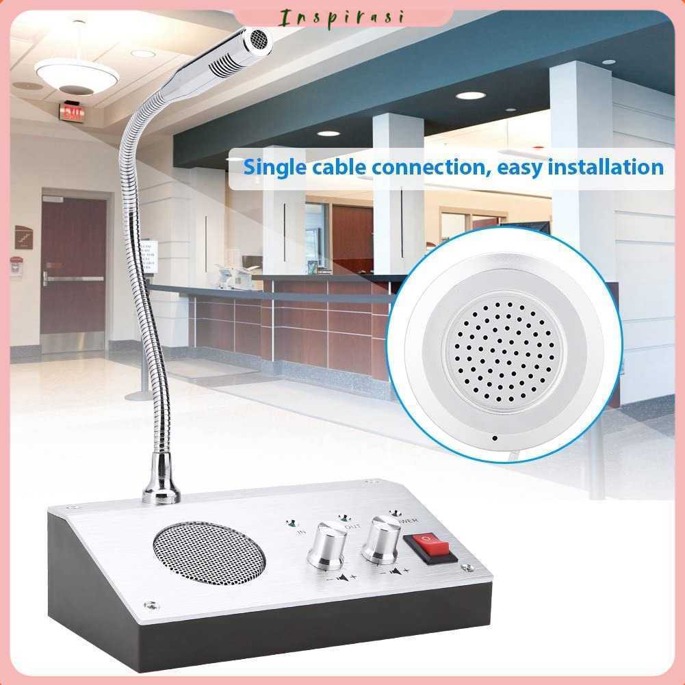 RETEVIS Window Speaker Intercom Dual Way Mic Loket Counter Teller - RT9908