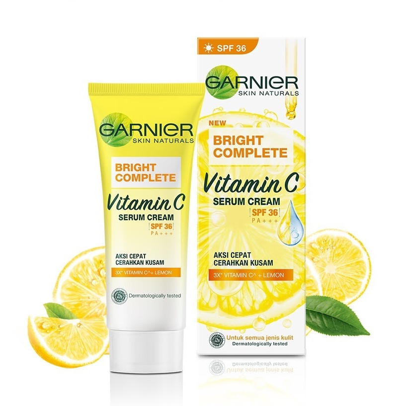 Garnier Bright Complete Whitespeed Whitening Serum Cream spf 36