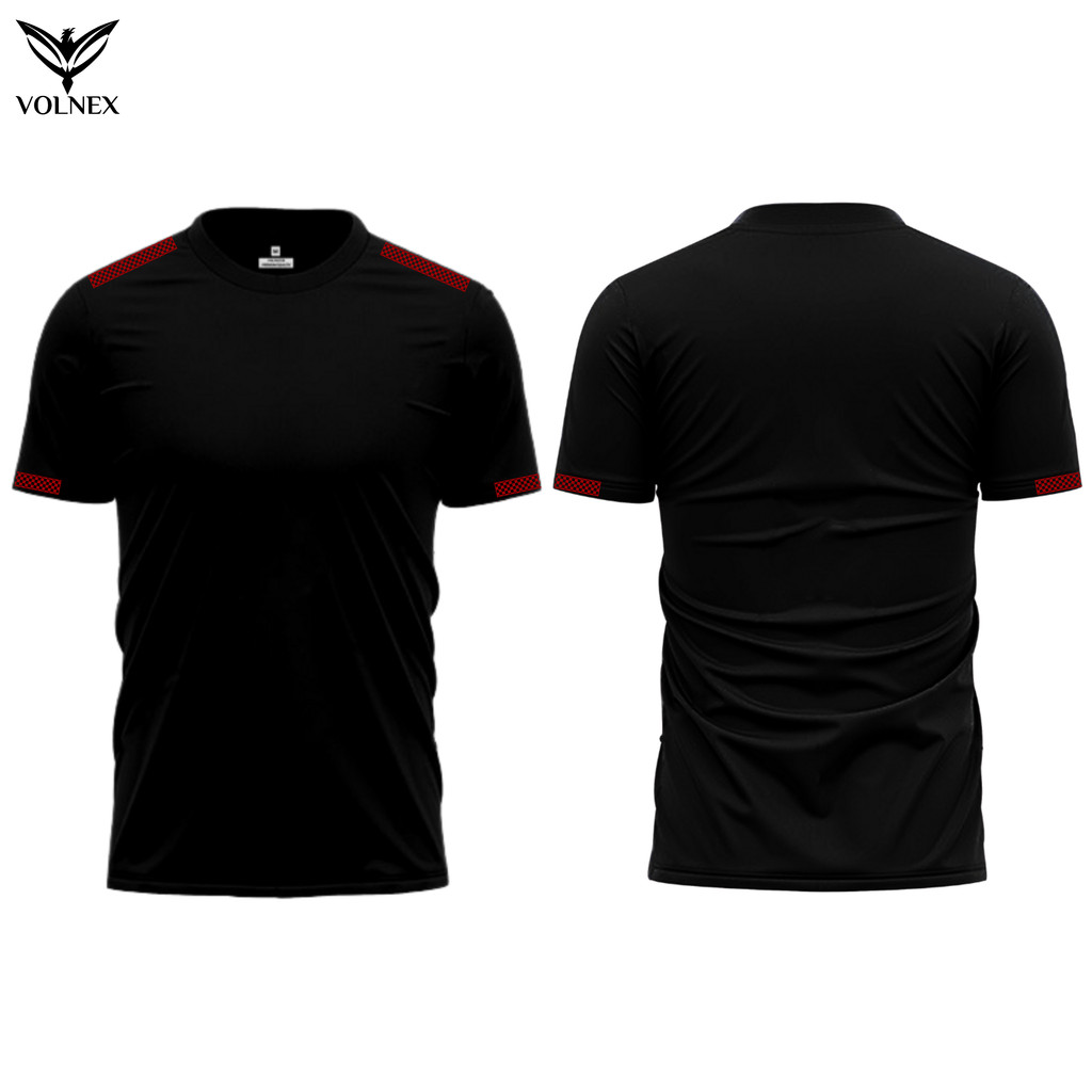 VOLNEX Kaos Jersey Dri-Fit Pria Dewasa Warna Biru Army Tni Maron Navy Hitam  ATS PL018