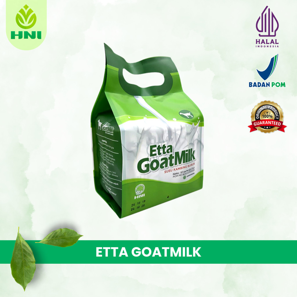 Etta Goat Milk ( EGM ) HNI HPAI BPOM - Susu Kambing Ettawa Bubuk Original Berkhasiat Menyembuhkan As