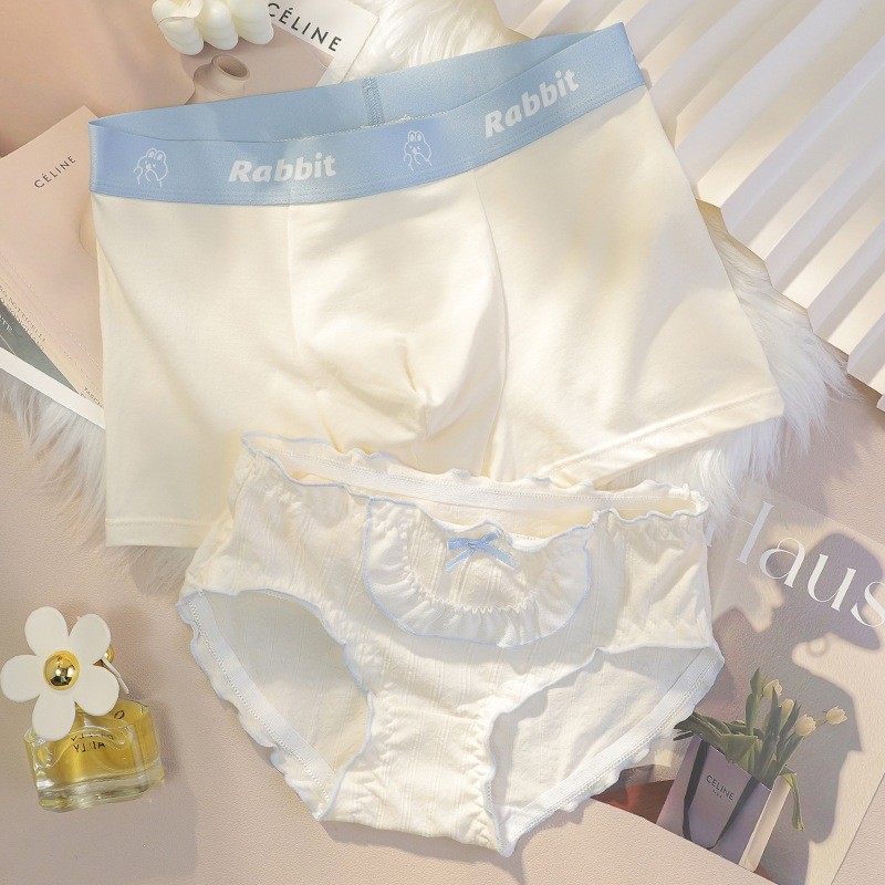 Celana dalam pasangan, pria dan wanita, pakaian dalam renda yang lucu