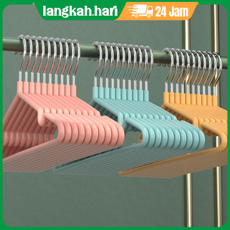 Gantungan baju berbahan stainless steel untuk keperluan rumah tangga, untuk menggantung dan mengerin