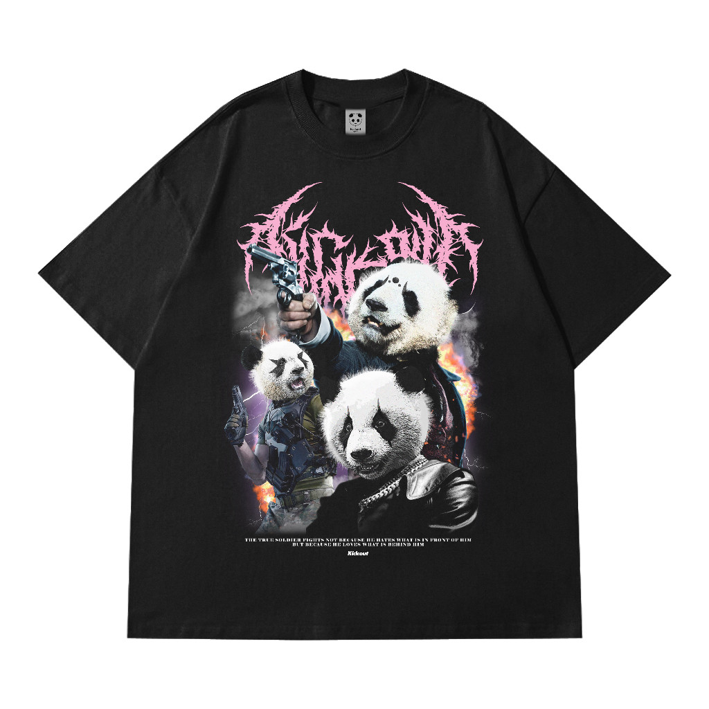 Kickout Apparel - Tshirt - Kaos Oversize - Buster Panda T-shirt Pria