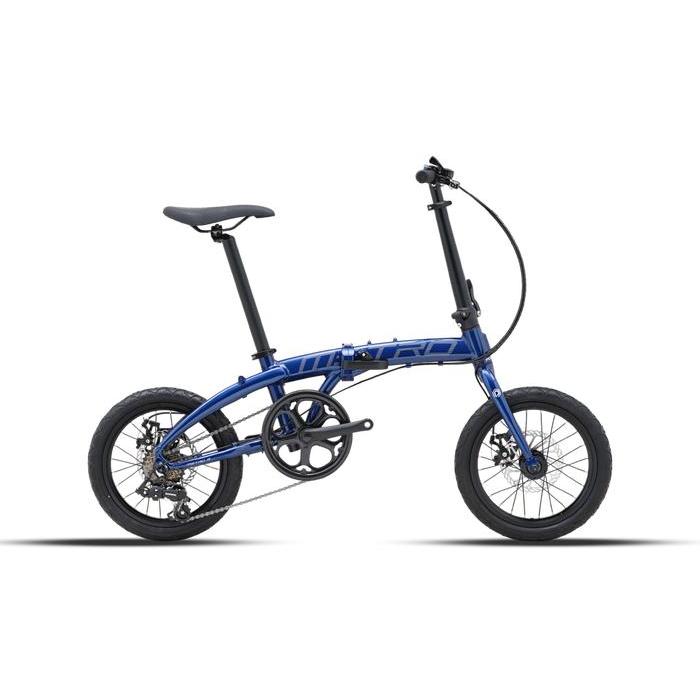 Polygon Metro 2 Sepeda Lipat 7 Speed [16 Inch] Folding Bike - Blue