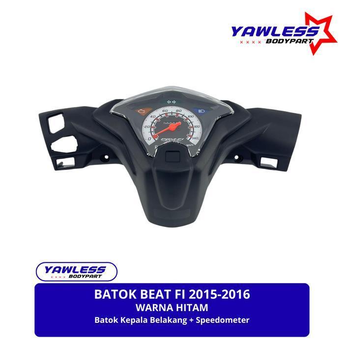 Batok belakang Beat FI Starter Halus / Batok kepala Beat FI 2016 - Belakang+Speedo