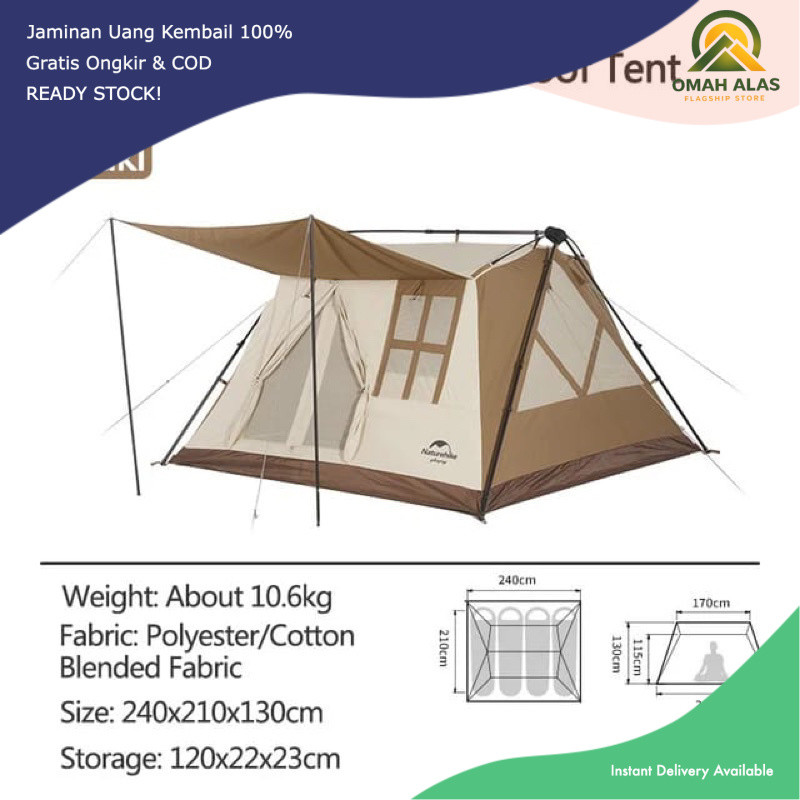 TENDA A-TYPE COTTON AUTOMATIC NATUREHIKE CNH22ZP029